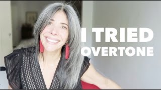 Overtone How to tone yellow hair from gray hair  Elisa Berrini Gómez [upl. by Geffner]