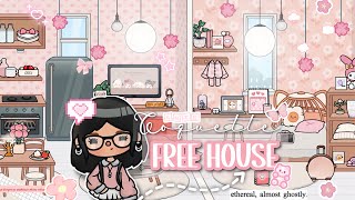 Coquette FREE PINK HOUSE Design🌸Toca Boca House Ideas✨House Design TocaLifeWorld [upl. by Tull]