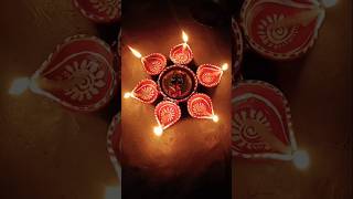 Diya decoration ideas😍  Happy diwali🪔 diwalidecoration diyadecoration diwali craft diya easy [upl. by Nueoras]