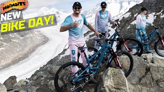 ALETSCH ENDURO WORLD CUP SHAKEDOWN AND NEW BIKES  Jack Moir [upl. by Buote]