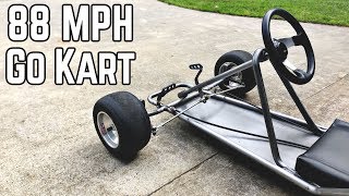 88 MPH DeLorean Kart Build Pt1  Vintage Go Kart Chassis [upl. by Adila]