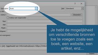 hoe voeg ik een bibliografie toe in Word [upl. by Inot]