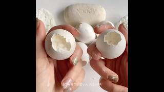 Crushing egg shells with starch asmr oddlysatisfying asmrsounds [upl. by Nitsyrc]