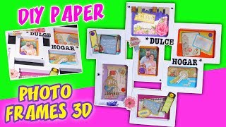 DIY PICTURES FRAMES 3D From PAPER  Very Easy  aPasos Crafts DIY [upl. by Dione]