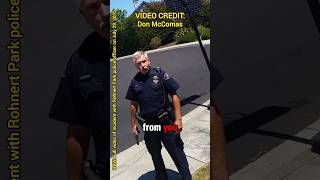 Citizen Stands His Ground Against Trespassing Cop shorts badcops [upl. by Nytsrik747]