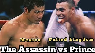 Antonio Barera mexico vs Naseem Hamed UK Featherweight Championship prince barrera [upl. by Hsirap]