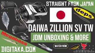 Daiwa Zillion SV TW Unboxing JDM Tackle Straight From Japan Digitakacom [upl. by Aenyl]