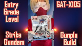 Entry Grade Level GATX105 Strike Gundam Gunpla Build [upl. by Salisbarry510]