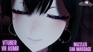 Vtuber VR ASMR Mommy Loves Giving You Nuzzles and Caring for you  Visual ASMR Ear Massage Relax [upl. by Pollux571]