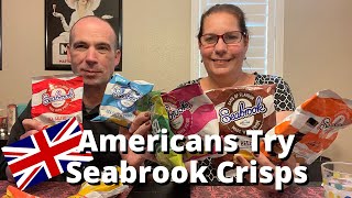 Americans Try Seabrook Crisps [upl. by Imuy123]