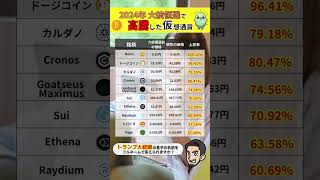 【高騰銘柄】大統領選後に高騰した銘柄10選【仮想通貨】【ビットコイン】 [upl. by Mohkos]