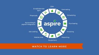 Aspire landscape business management software Platform overview 60sec [upl. by Pamella]