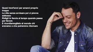 Tiziano Ferro  Potremmo ritornare lyrics [upl. by Lledrev319]