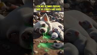 Perrita envenenada alimenta a sus bebés con sus últimas fuerzas 🥹🙏 mascotas reflexiones [upl. by Ingaberg981]