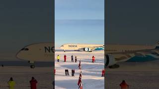 First ever B787 Dreamliner to land in Antarctica [upl. by Anitreb]