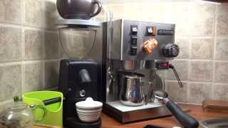 Rancilio Silvia startup routine turn on sound to hear motor feedback changes [upl. by Amyaj]