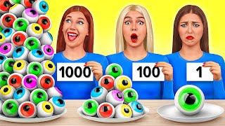 Tantangan 100 Lapis Makanan  Mukbang Mega DO Challenge [upl. by Acker]