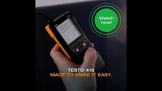 Testo 416 Digital Vane Anemometer [upl. by Strauss]