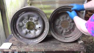 Datsun Truck  Stock Rim Back Spacing [upl. by Oconnor]