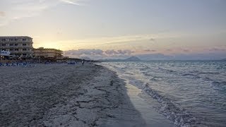 Sonnenuntergang am Strand von Can Picafort [upl. by Blanc]