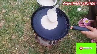 Samovar Chai Aur Ande Ka Paratha Pink Tea amp Egg Paratha Liquid Dough Egg Parathakashmircooking [upl. by Irrep]