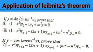 Leibnitz theorem application questions  leibnitz theorem questions by study with kumar keshav [upl. by Nnoryt]