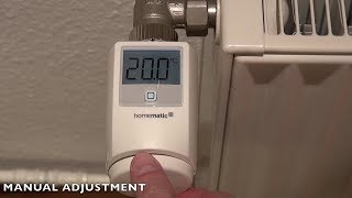 homematic IP  Starter Set Climate Control  ManualAutomatic Temperature Adjustment  MusicVersion [upl. by Danette]