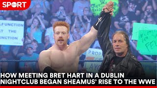 Sheamus on how meeting Bret Hart in a nightclub began his path to WWE [upl. by Yzmar]