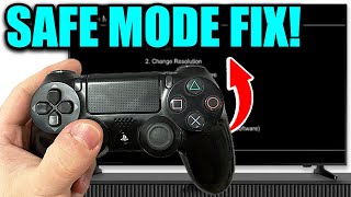 How to Fix PS4 Wont Enter Safe Mode PS4 Safe Mode Easy Fix [upl. by Enyawud65]