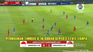 🔴 LIVE INDOSIAR  INDONESIA U16 VS SINGAPURA U16  PIALA AFF U16 2024 [upl. by Reemas88]