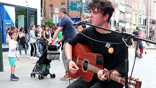 Padraig Cahill with a Beautiful Performance of quotThese Streetsquota song he wrote about a homeless man [upl. by Ordnael]