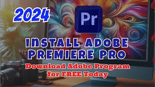 Descargar e Instalar Adobe Premiere 2024 español Fácil y Rápido FREE ¡Ultima Actualización [upl. by Brotherson]