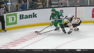 Krejci amp DeBrusk beat Carolina in OT 3519 [upl. by Odnavres]