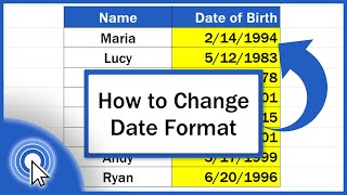 How to Change Date Format in Excel the Simplest Way [upl. by Nnaecarg]