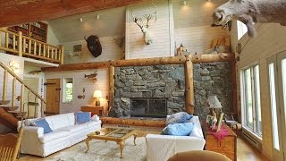 Bigfork Montana  Swan Lake waterfront home for sale [upl. by Yelrebma831]