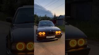 Установка ангельских глазок на БМВ Е34😍 automobile drift bmw e34 shorts short [upl. by Reace]