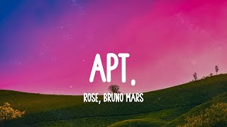 ROSÉ Bruno Mars  APT Lyrics  Ed Sheeran Mondays Calla Everhart MIX LYRICS [upl. by Akehsay493]