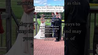 Unity Shot Wedding Script what your officiant can say to introduce the nontraditional unity ritual [upl. by Elawalo]