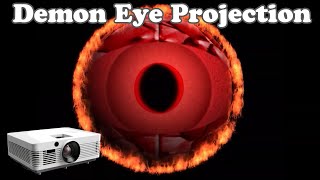 🎃 Single Demon Eye Halloween Animated Eyes 1 Hour loop [upl. by Frolick]