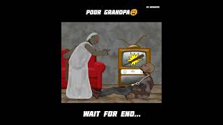 POOR GRANDPA😩ANIMATED SERIES PT1shorts granny shortsfeed dvanimations5005 [upl. by Watts]