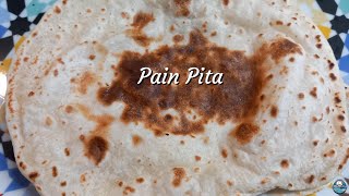 Recette facile du PAIN PITA  pain libanais au fromage blanc 😋 [upl. by Staley]