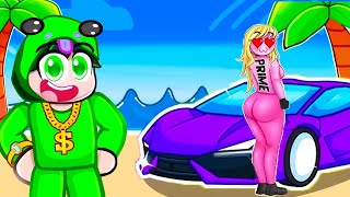 Rizzing Up SUS Prime Woman With The Most EXPENSIVE CAR In Roblox Driving Empire [upl. by Zere]