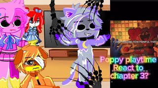 💢Poppy playtime💢 react to 🔥chapter 3 gacha reaction💦 part 5 special ✨au [upl. by Ettennan]