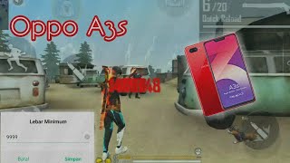 OPPO A3s SETTING HudDPI free fire oppo A3s⚙️🎯 [upl. by Atika]