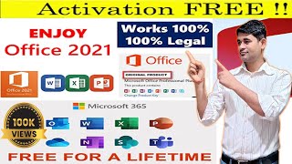 How to Download amp install MS Office 365  2021 for Free step by step Guide  Free Activation  Hindi [upl. by Llertnom818]