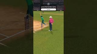 freepalestine guess the bowlers name answer cricket rc24bowlingtricks rc24gameplay [upl. by Nylqcaj671]