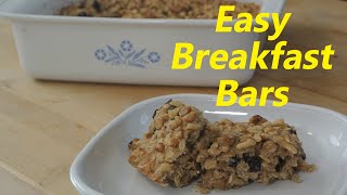 Homemade Oat amp Blueberry Breakfast Bars [upl. by Blanchette]