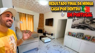 MOSTRANDO O RESULTADO FINAL DA MINHA CASA POR DENTRO EM PORTUGAL  Conrado Vlogs [upl. by Learsi]