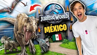 Asi es el NUEVO parque de JURASSIC WORLD en México   Memo Aponte [upl. by Esinrahs]