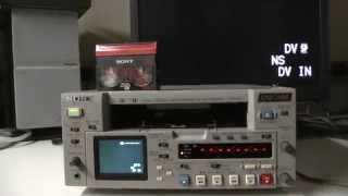 Sony DSR25 DVCAM Deck VCR with DV and DVCPro Playback [upl. by Enomahs20]